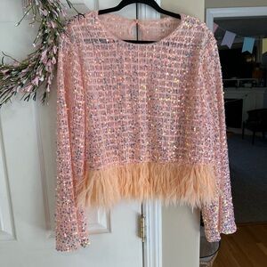 Boutique sequin top